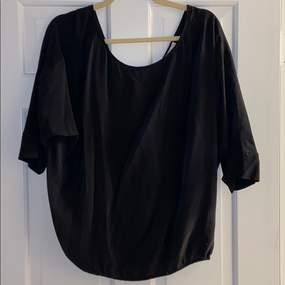 Black light suede Joie top size medium